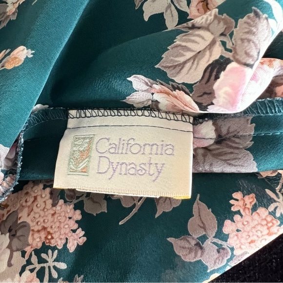 Vintage California Dynasty Floral Maxi Slip Dress - Picture 7 of 8